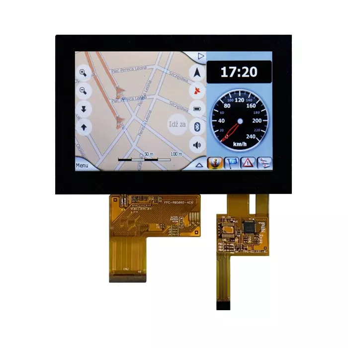 5 인치 800x480 트랜스플 래프트 TFT 모듈